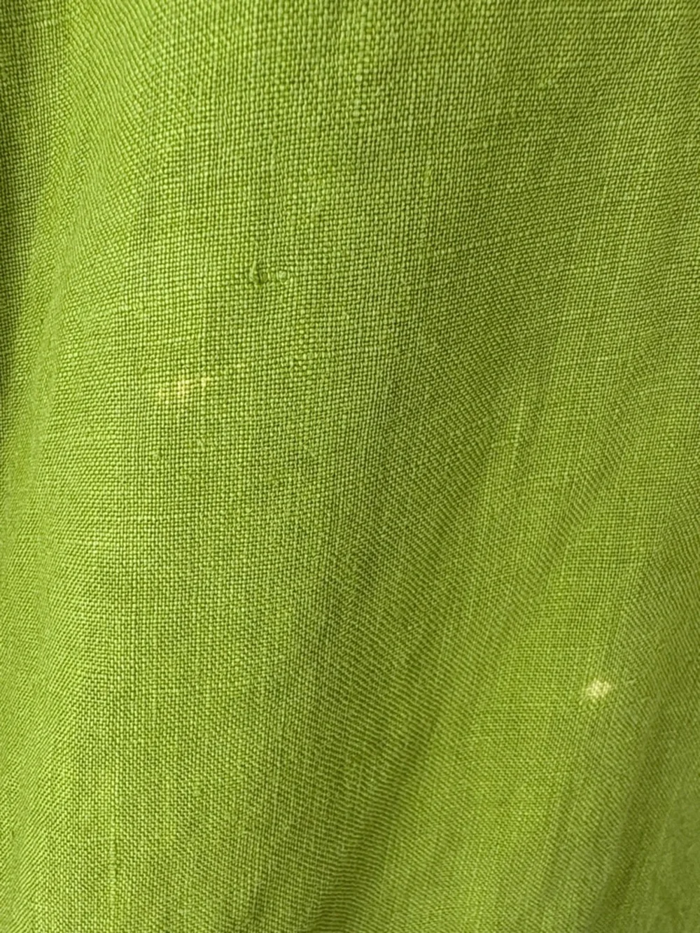 Bryn Walker Oversized 100% Linen Lime Green Tunic Top Lagenlook Size 3X - Picture 4 of 14